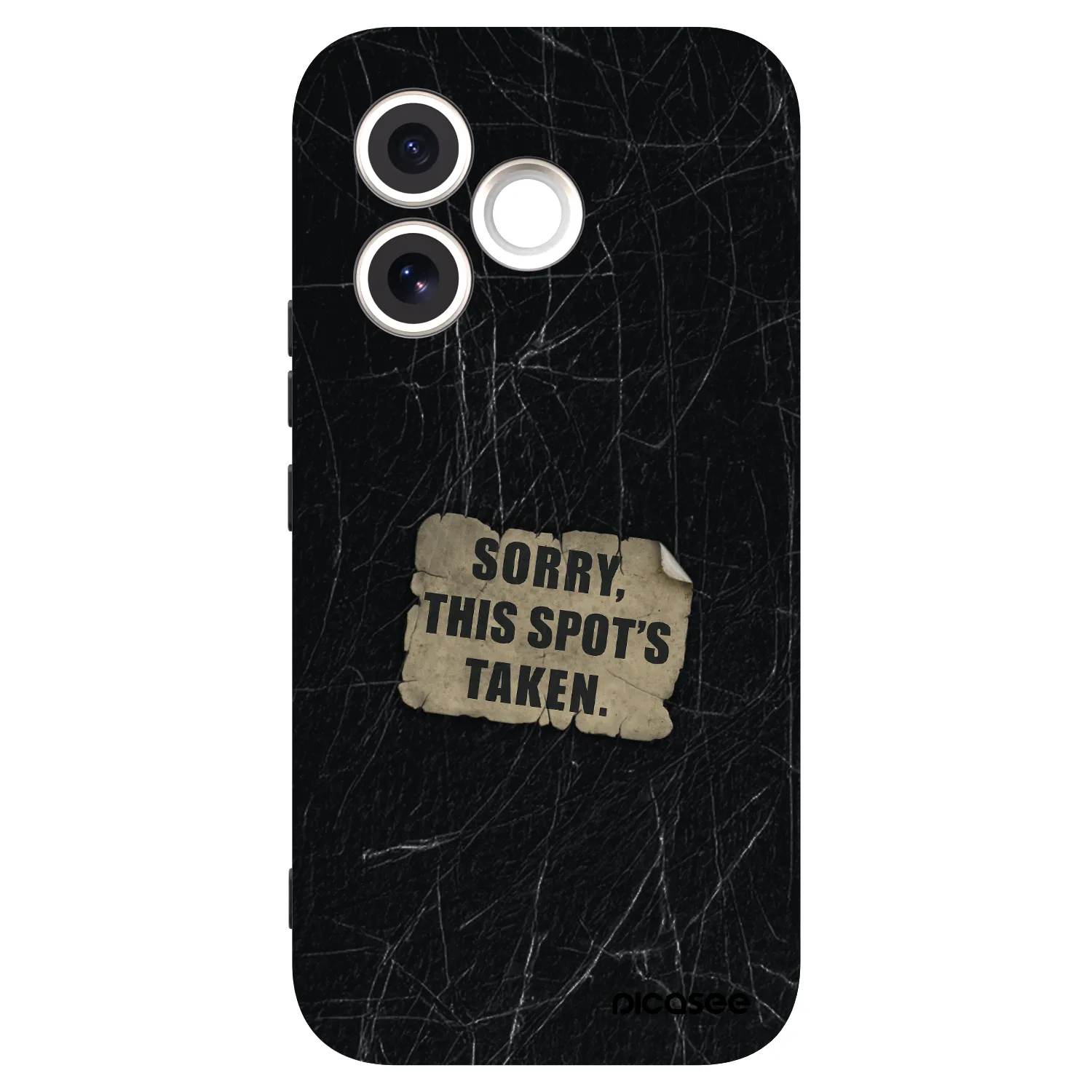 Picasee silikonový černý obal pro Honor 600 Lite - SORRY