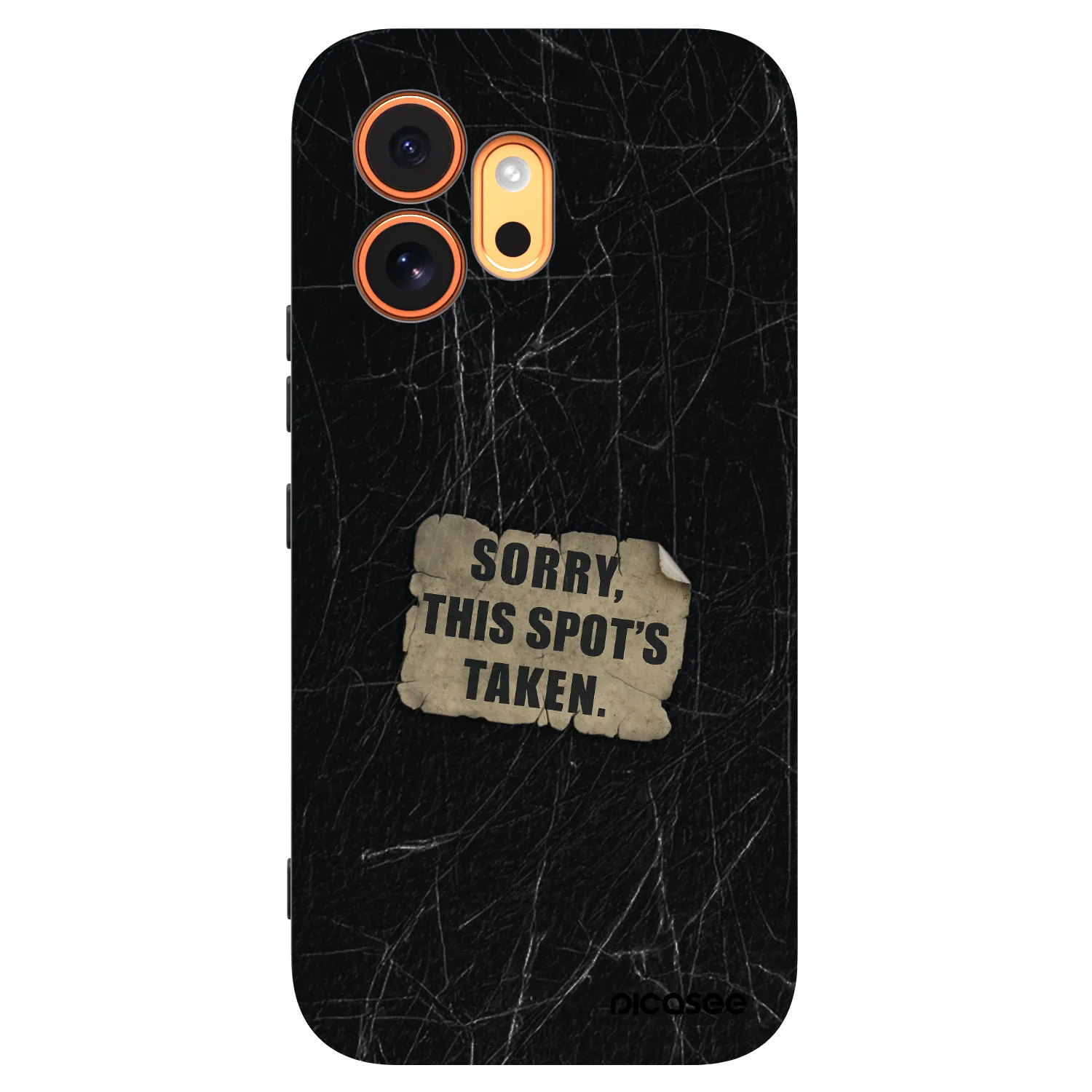 Picasee silikonový černý obal pro Honor 600 - SORRY