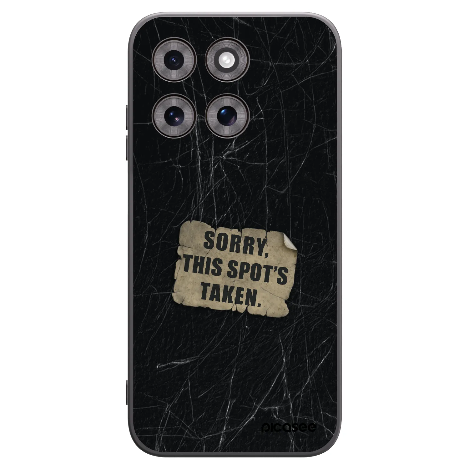 Picasee silikonový černý obal pro Motorola Moto G77 - SORRY