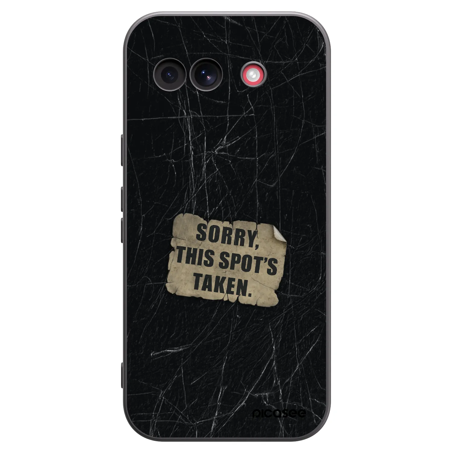 Picasee silikonový černý obal pro Google Pixel 10a - SORRY