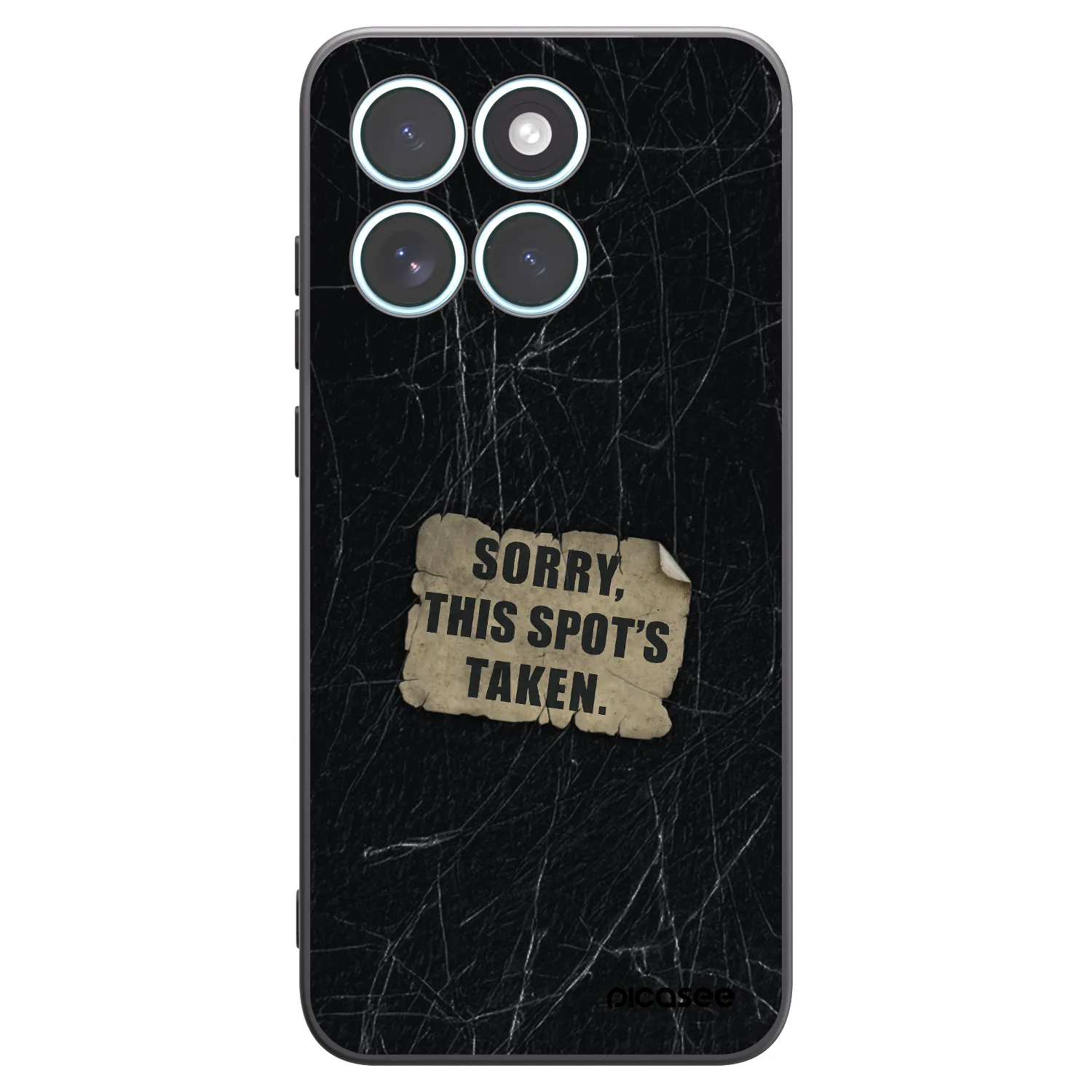 Picasee silikonový černý obal pro Motorola Edge 70 Fusion - SORRY