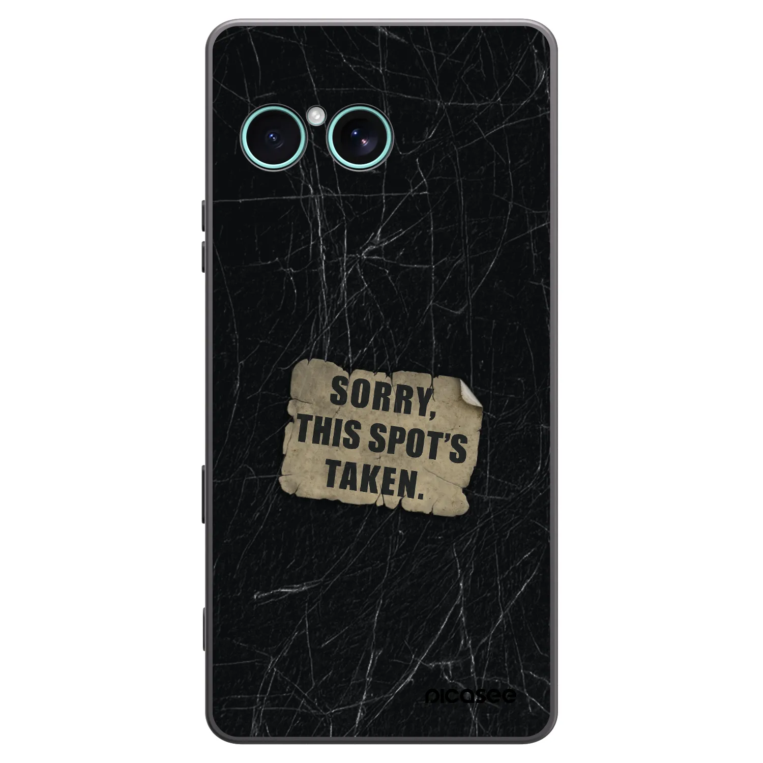 Picasee silikonový černý obal pro Sony Xperia 10 VII - SORRY