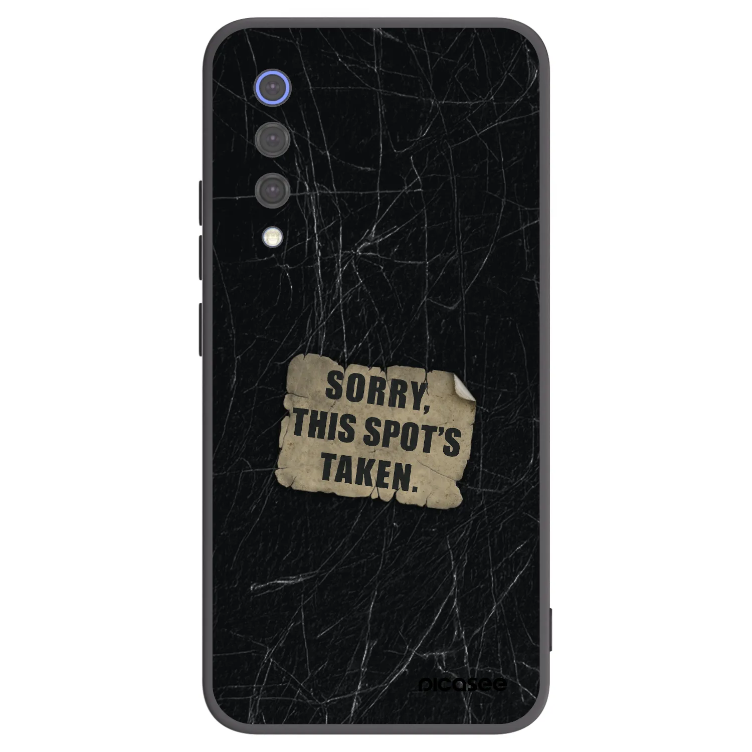 Picasee silikonový černý obal pro Xiaomi Mi 9 SE - SORRY