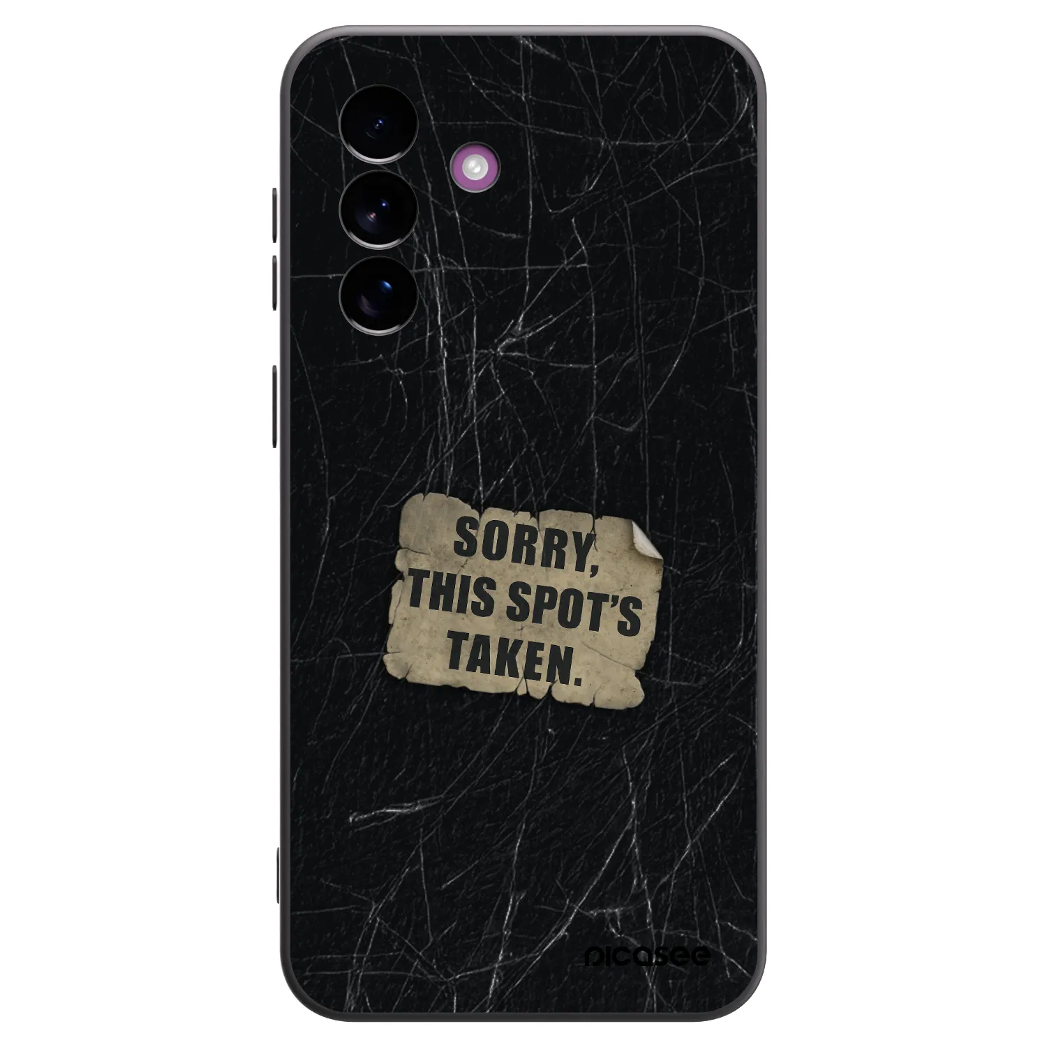 Picasee silikonový černý obal pro Samsung Galaxy A37 - SORRY
