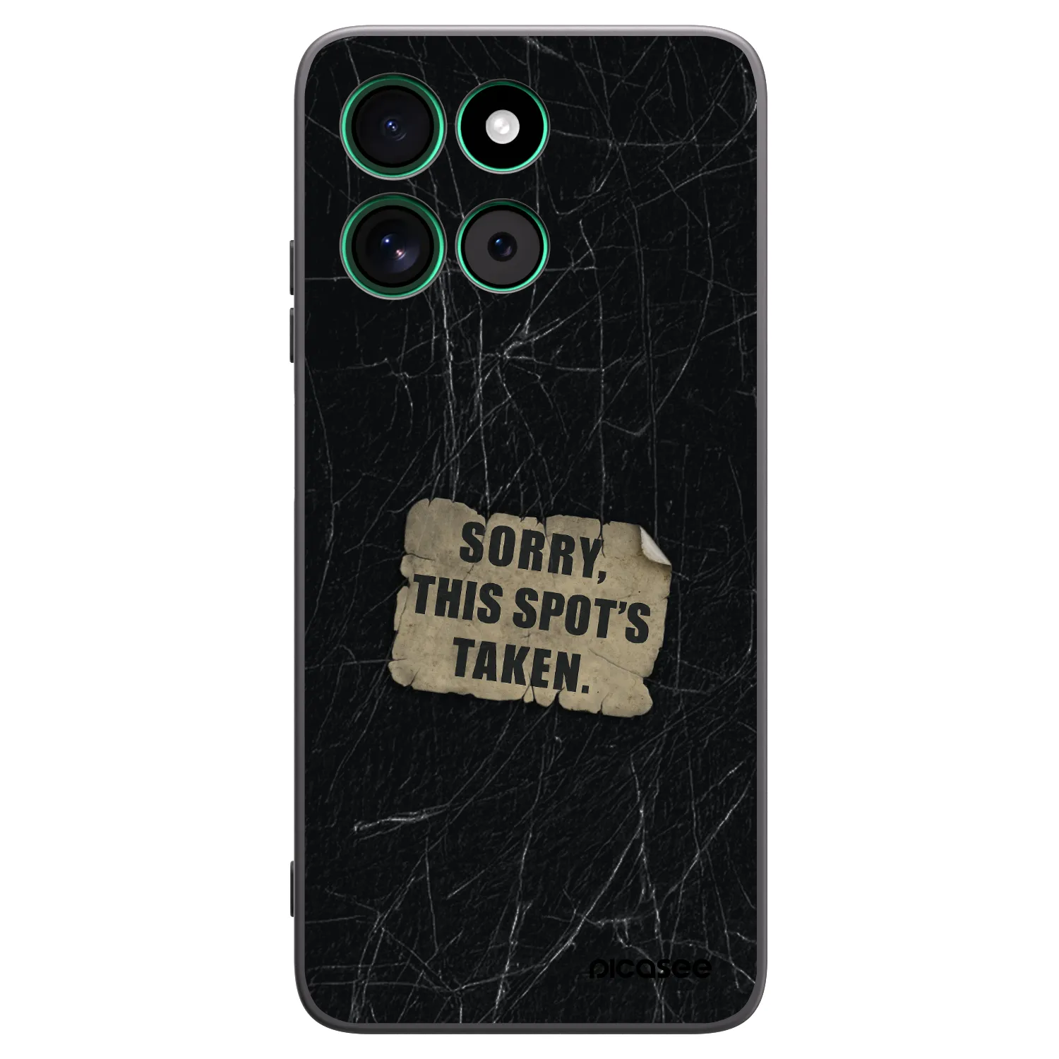 Picasee silikonový černý obal pro Motorola Moto G57 Power - SORRY