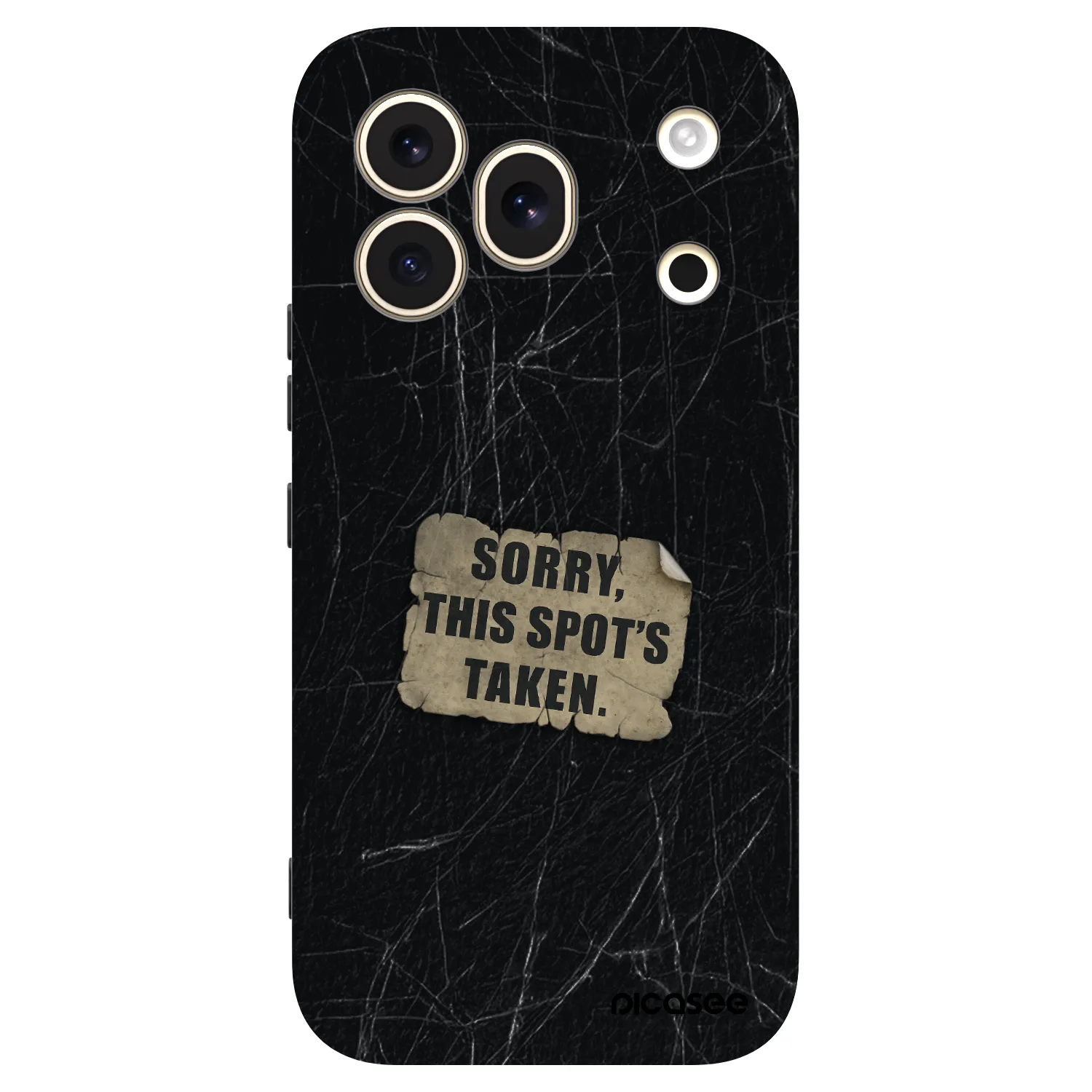 Picasee silikonový černý obal pro Honor 600 Pro - SORRY
