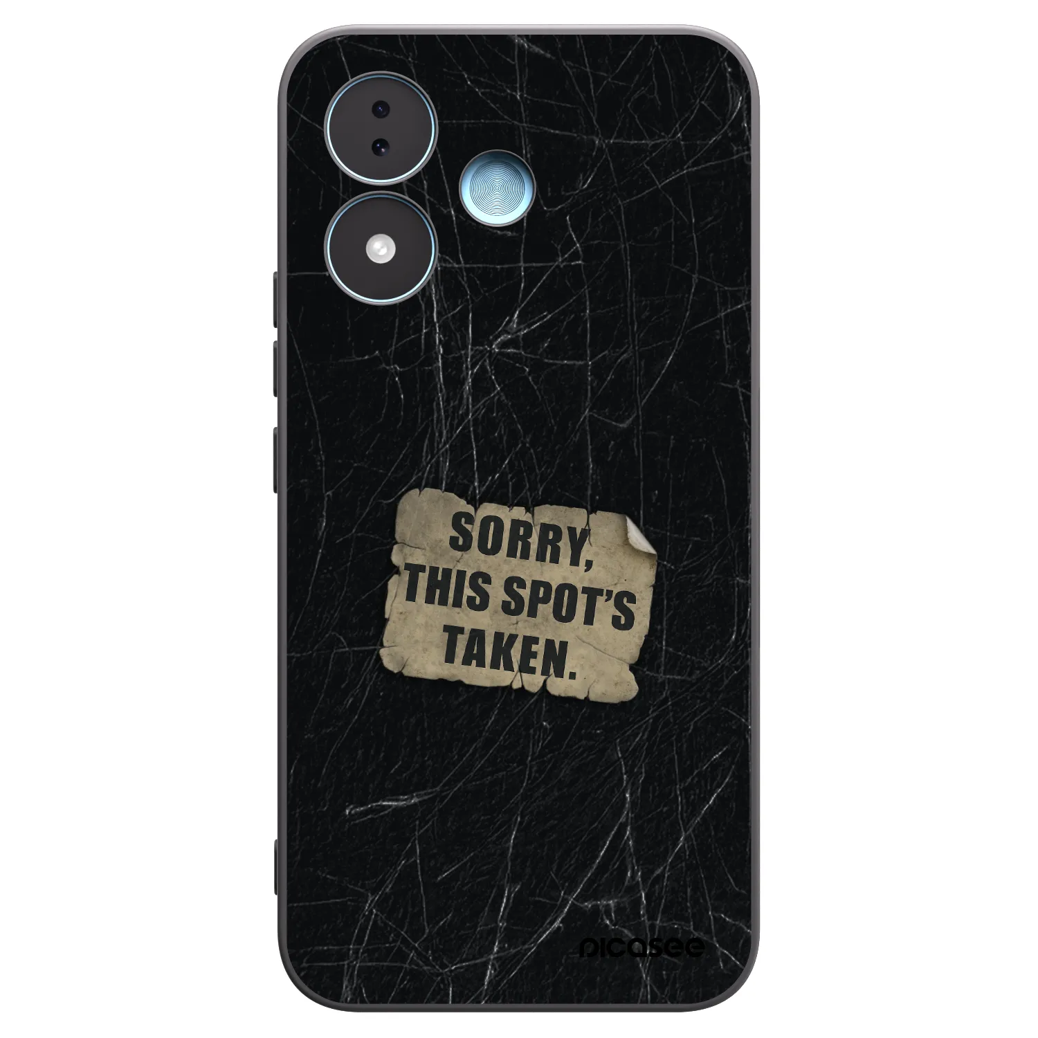 Picasee silikonový černý obal pro Xiaomi Redmi Note 17 5G - SORRY
