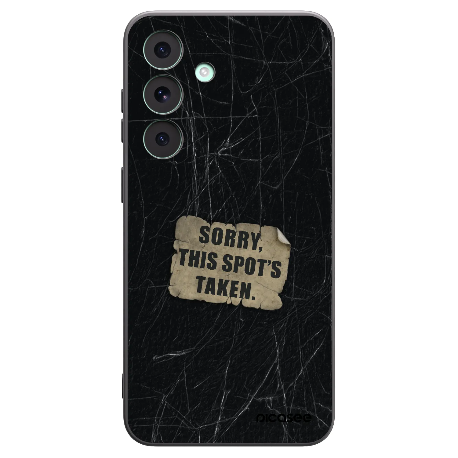 Picasee silikonový černý obal pro Samsung Galaxy S26 FE - SORRY