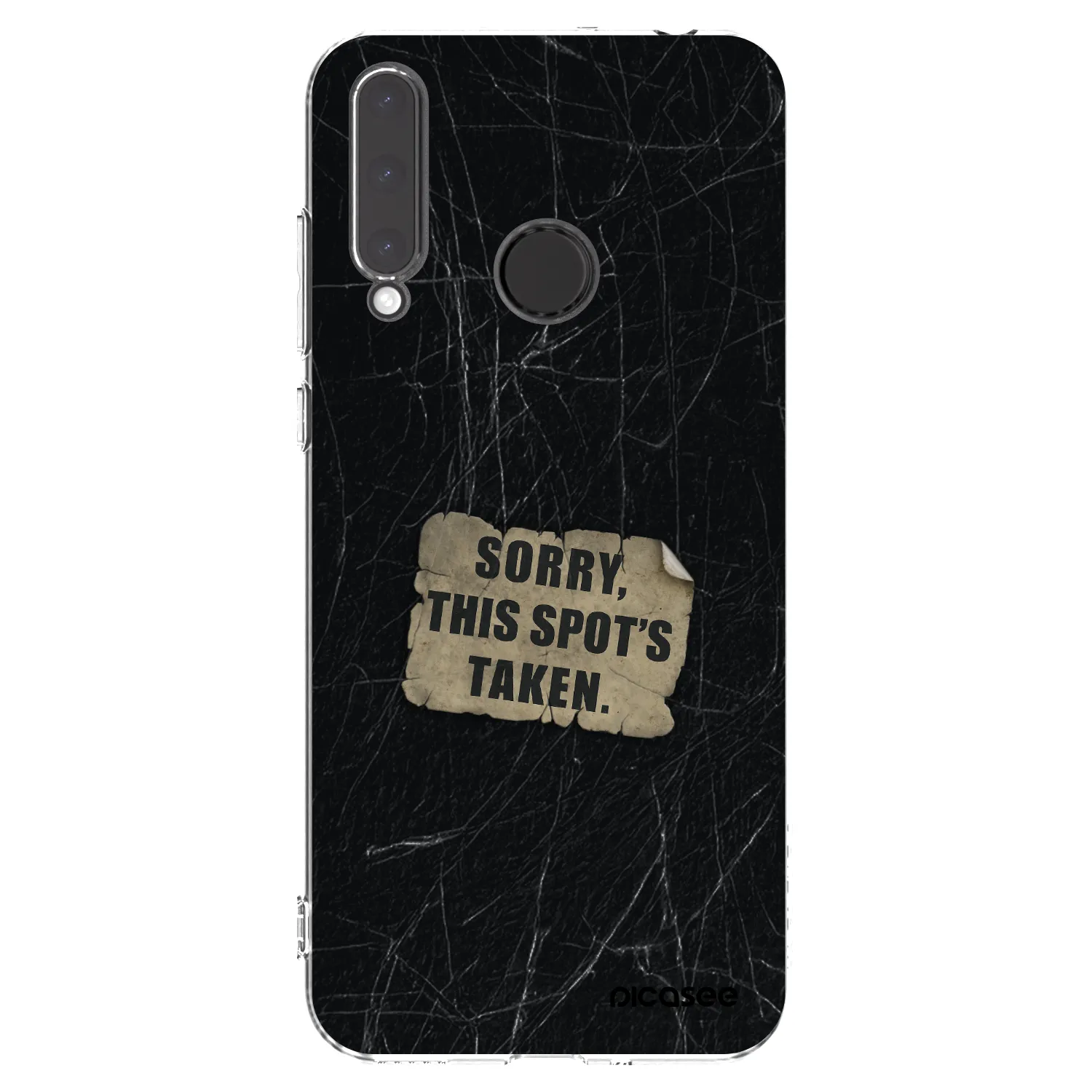 Picasee silikonový průhledný obal pro Honor 20 Lite - SORRY