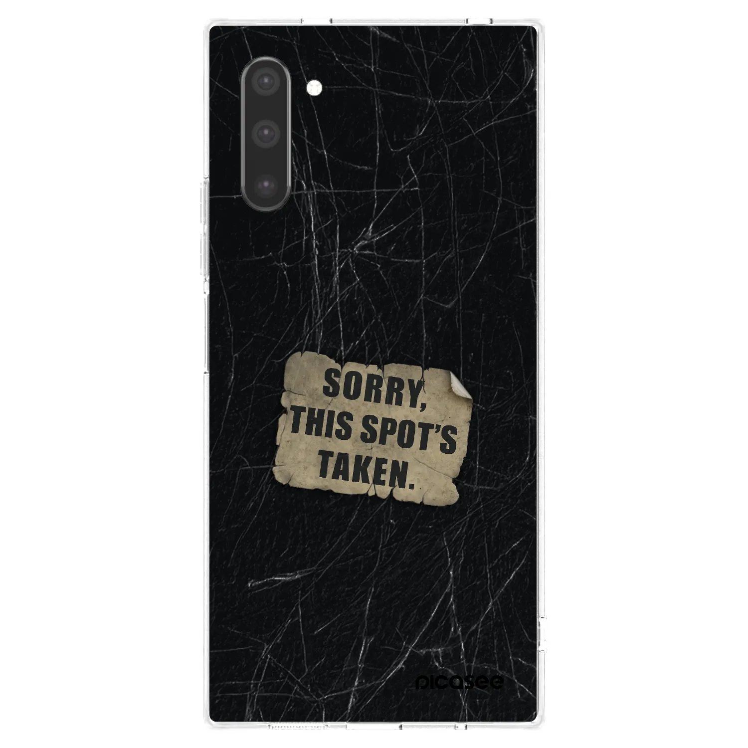 Picasee silikonový průhledný obal pro Samsung Galaxy Note 10 N970F - SORRY