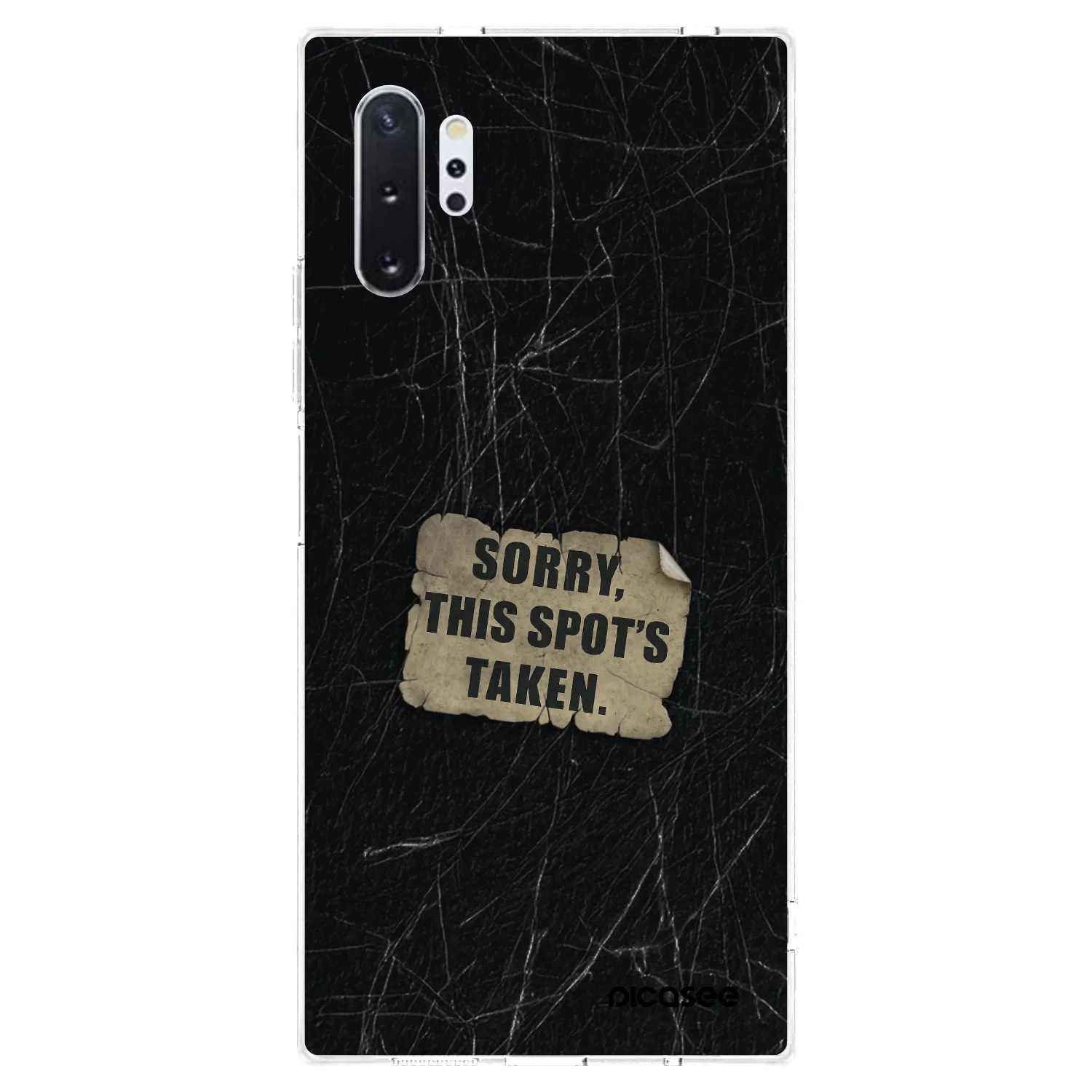 Picasee silikonový průhledný obal pro Samsung Galaxy Note 10+ N975F - SORRY