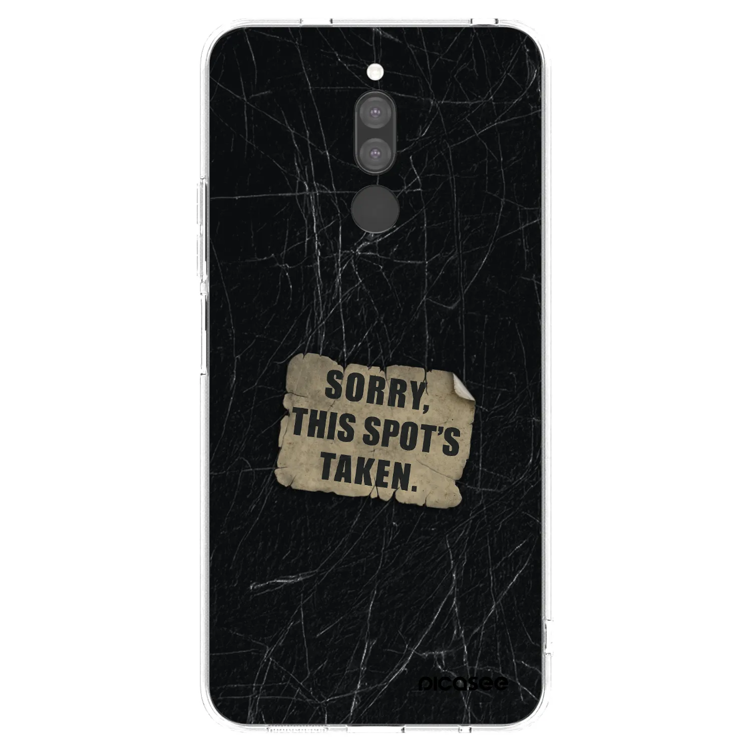 Picasee silikonový průhledný obal pro Xiaomi Redmi 8 - SORRY
