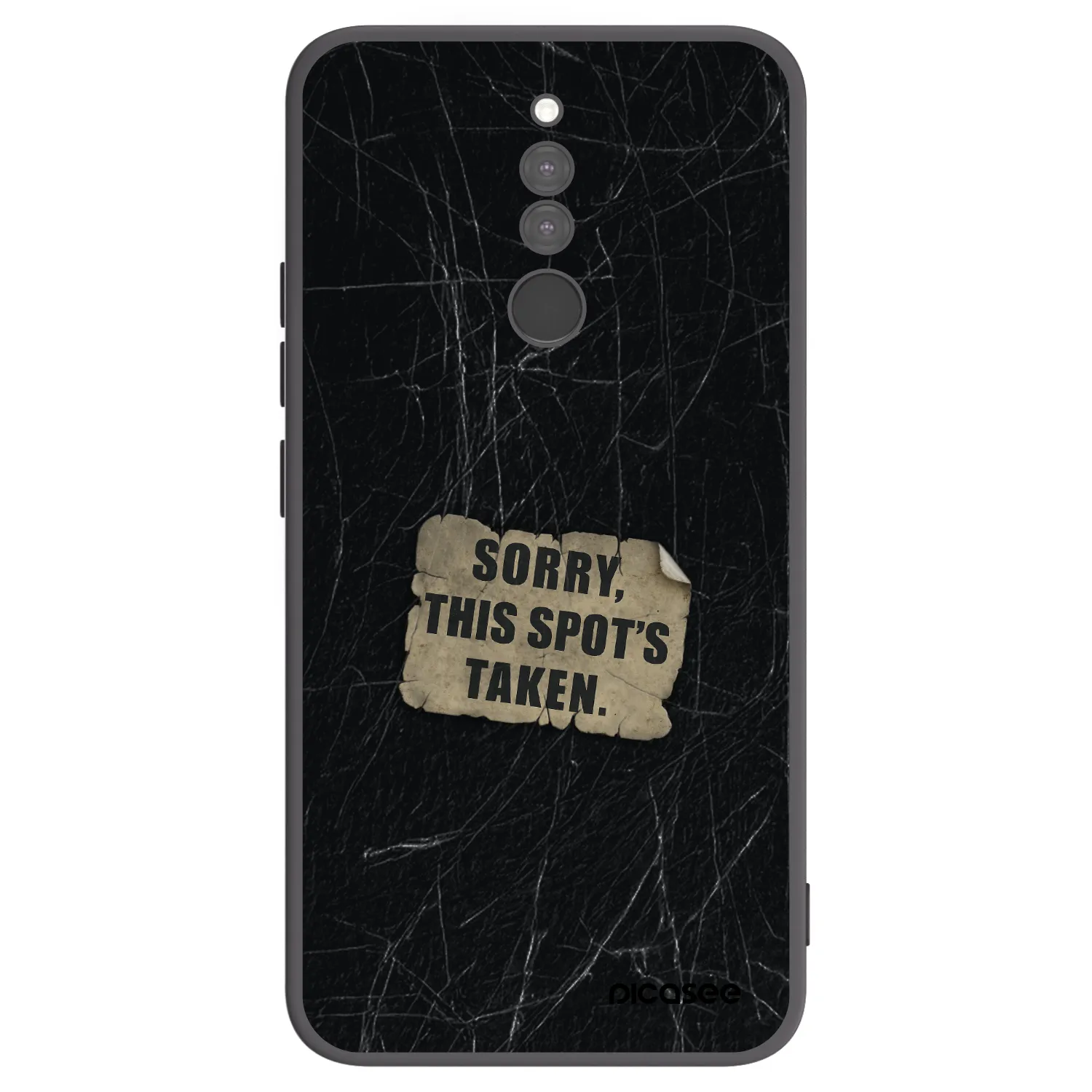 Picasee silikonový černý obal pro Xiaomi Redmi 8 - SORRY