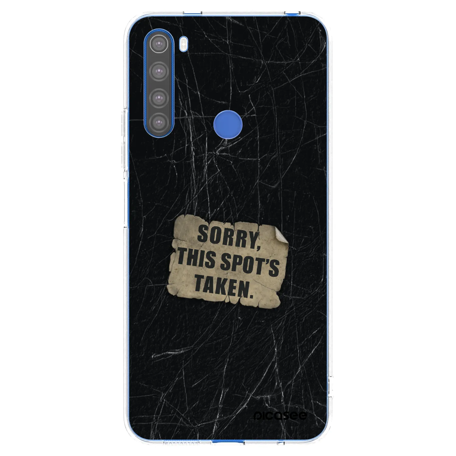 Picasee silikonový průhledný obal pro Xiaomi Redmi Note 8T - SORRY