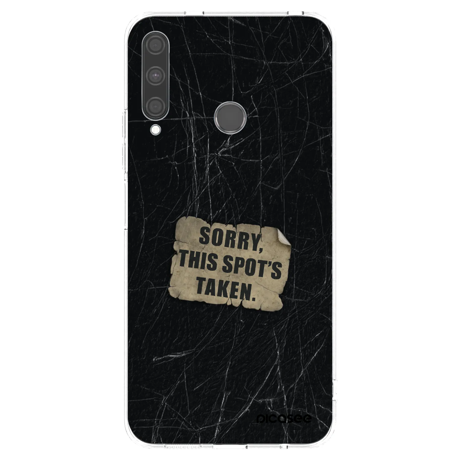 Picasee silikonový průhledný obal pro Huawei P40 Lite E - SORRY