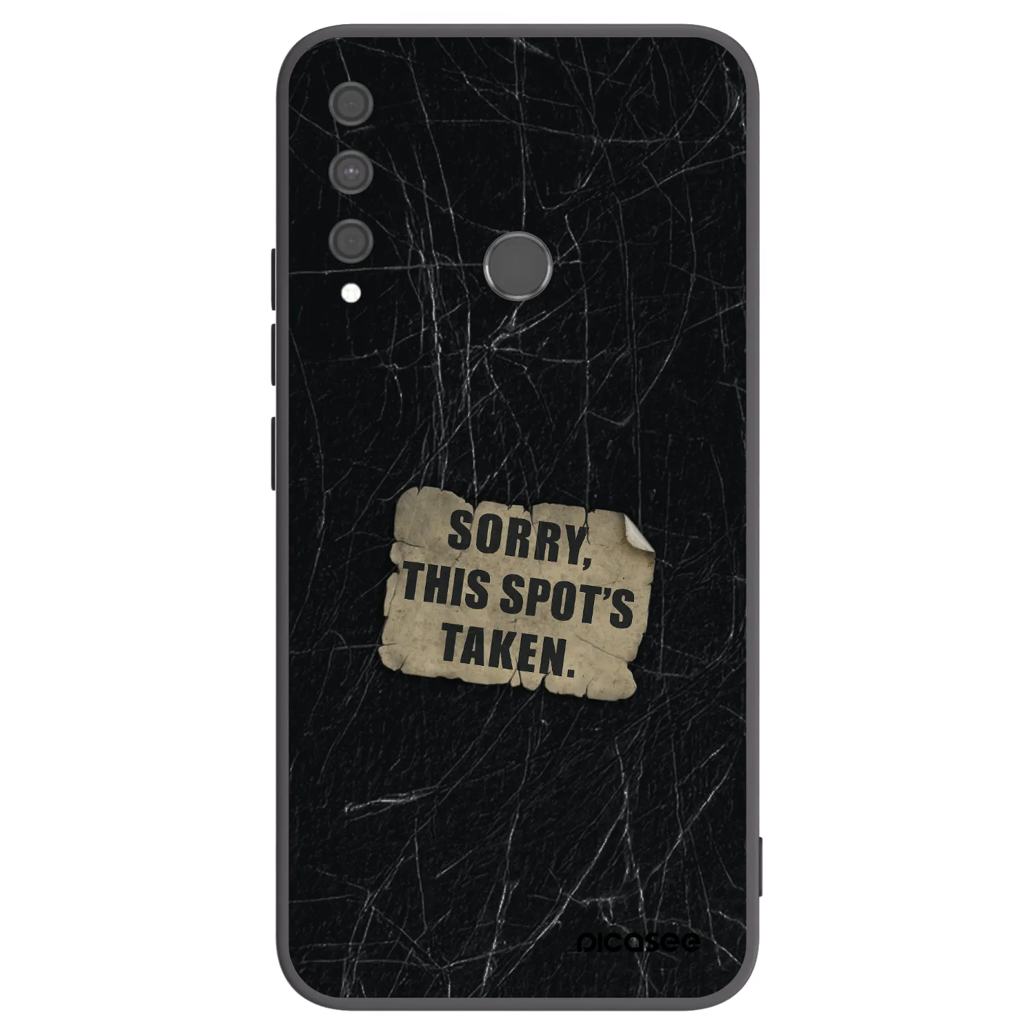 Picasee silikonový černý obal pro Huawei P40 Lite E - SORRY