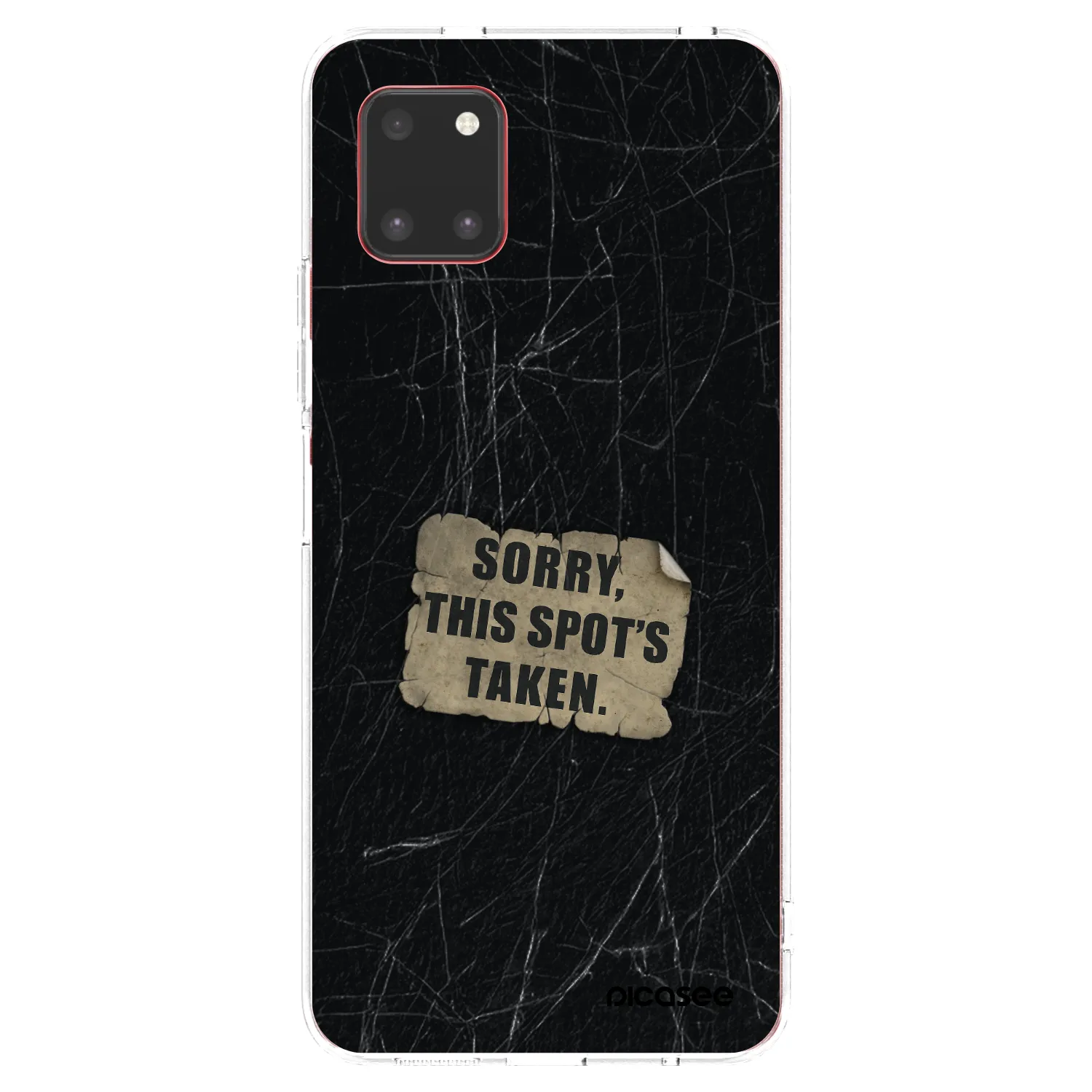 Picasee silikonový průhledný obal pro Samsung Galaxy Note 10 Lite N770F - SORRY