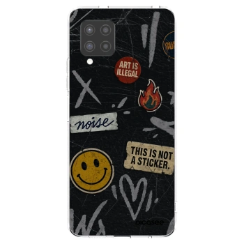 Picasee silikonový průhledný obal pro Samsung Galaxy A42 A426B - STICKERS x TAGS