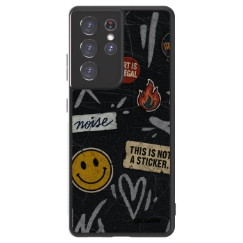 Picasee ULTIMATE CASE pro Samsung Galaxy S21 Ultra 5G G998B - STICKERS x TAGS