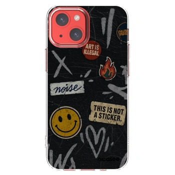 Picasee silikonový průhledný obal pro Apple iPhone 13 mini - STICKERS x TAGS