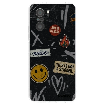 Picasee silikonový průhledný obal pro Xiaomi Poco F3 - STICKERS x TAGS