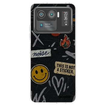 Picasee silikonový průhledný obal pro Xiaomi Mi 11 Ultra - STICKERS x TAGS
