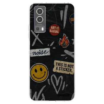 Picasee silikonový průhledný obal pro Vivo Y72 5G - STICKERS x TAGS