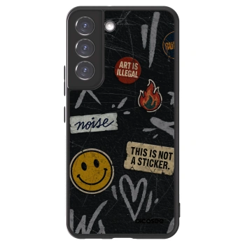 Picasee ULTIMATE CASE pro Samsung Galaxy S22 5G - STICKERS x TAGS