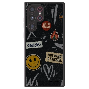 Picasee ULTIMATE CASE pro Samsung Galaxy S22 Ultra 5G - STICKERS x TAGS