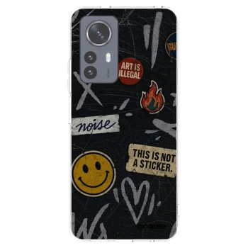 Picasee silikonový průhledný obal pro Xiaomi 12 Pro - STICKERS x TAGS