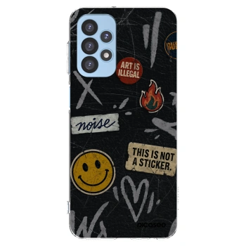 Picasee silikonový průhledný obal pro Samsung Galaxy A23 A235F 4G - STICKERS x TAGS