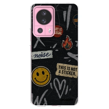 Picasee silikonový průhledný obal pro Xiaomi 13 Lite - STICKERS x TAGS