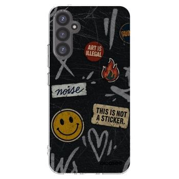 Picasee silikonový průhledný obal pro Samsung Galaxy A34 5G A346B - STICKERS x TAGS