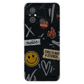 Picasee silikonový průhledný obal pro Xiaomi Redmi 12C - STICKERS x TAGS