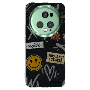 Picasee silikonový průhledný obal pro Honor Magic5 Pro - STICKERS x TAGS