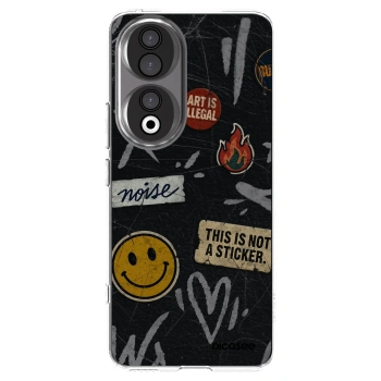 Picasee silikonový průhledný obal pro Honor 90 5G - STICKERS x TAGS