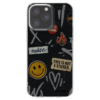 Picasee silikonový průhledný obal pro Apple iPhone 15 Pro Max - STICKERS x TAGS