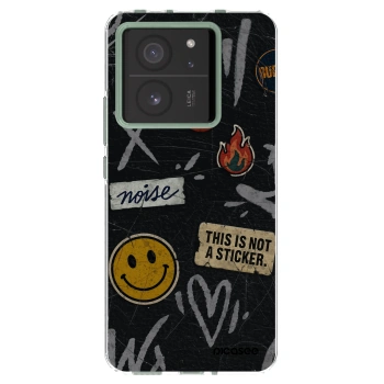 Picasee silikonový průhledný obal pro Xiaomi 13T - STICKERS x TAGS