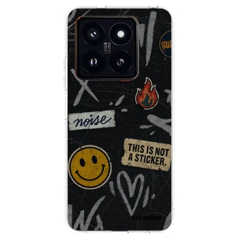 Picasee silikonový průhledný obal pro Xiaomi 14 Pro - STICKERS x TAGS