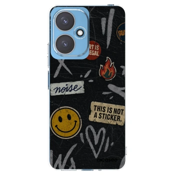 Picasee silikonový průhledný obal pro Xiaomi Redmi 13C 5G - STICKERS x TAGS