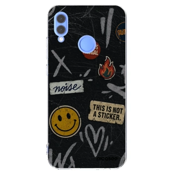 Picasee silikonový průhledný obal pro Honor 10 Lite - STICKERS x TAGS