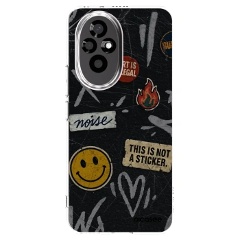Picasee silikonový průhledný obal pro Honor 200 5G - STICKERS x TAGS