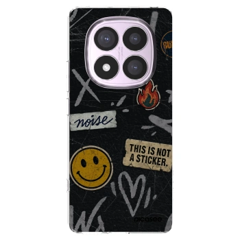 Picasee silikonový průhledný obal pro Xiaomi Redmi Note 14 Pro 5G - STICKERS x TAGS
