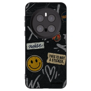 Picasee silikonový černý obal pro Honor Magic7 Pro 5G - STICKERS x TAGS