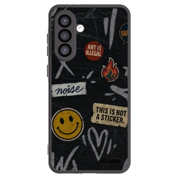 Picasee silikonový černý obal pro Samsung Galaxy A26 5G A266B - STICKERS x TAGS
