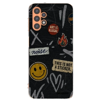 Picasee silikonový průhledný obal pro Samsung Galaxy A13 5G - STICKERS x TAGS