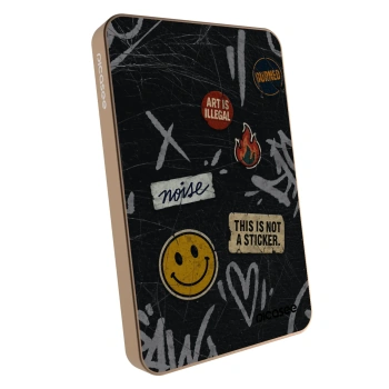 Powerbanka s MagSafe 5 000 mAh Zlatá - STICKERS x TAGS