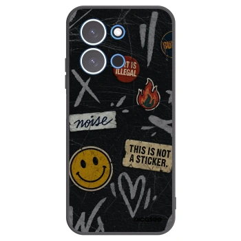 Picasee silikonový černý obal pro Xiaomi Redmi 15C 4G - STICKERS x TAGS