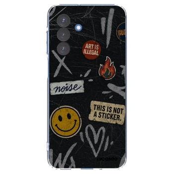 Picasee silikonový průhledný obal pro Samsung Galaxy A17 5G - STICKERS x TAGS
