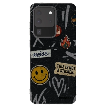 Picasee silikonový průhledný obal pro Samsung Galaxy S20 Ultra 5G G988F - STICKERS x TAGS